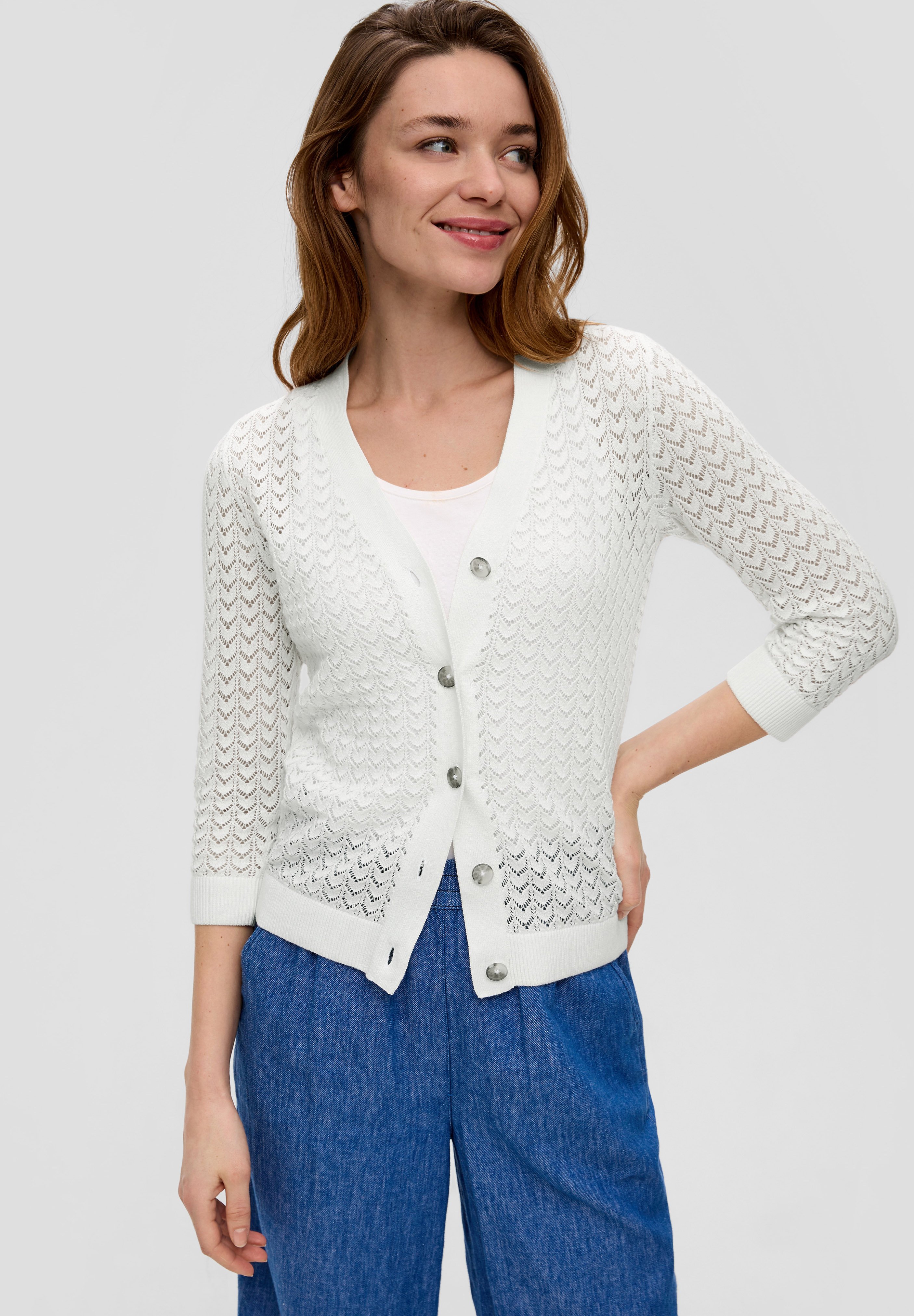 United Colors Of Benetton Strickjacke – Merinowolle, Koreanischer Stil, Größe L