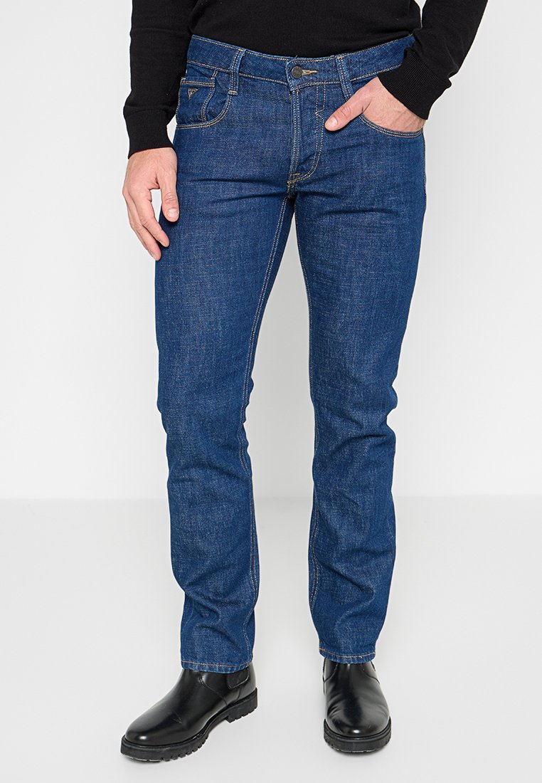 Guess Straight leg jeans donkerblauw Guess Straight leg jeans donkerblauw