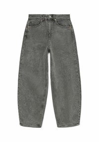 VMBILLIE HOHE TAILLE BARREL FIT - Baggy Jeans - medium grey denim