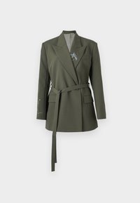 STAND EMBROIDERY - Blazer - dark moss