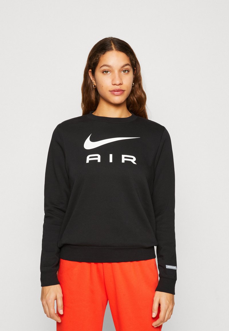 Nike Sportswear AIR CREW - Felpa - black/white/nero - Zalando.it