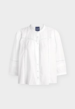 GAP, 3/4 SLEEVE FEMME LACE TOP - Blouse - new off white