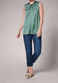 comma Bluse - turquoise