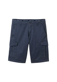 Unselected, navy structure print