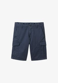 Unselected, navy structure print