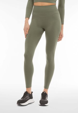 Freddy, SEAMLESS SPORT - Leggings - beetle green
