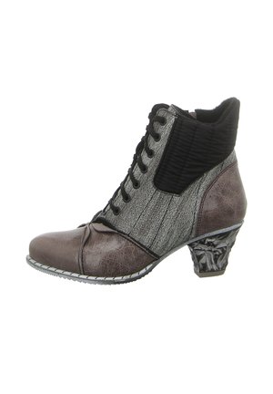 Lace-up ankle boots - grey
