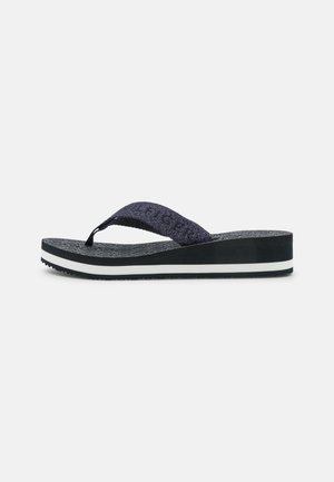 Tommy Hilfiger, Sandales tongs - dark blue