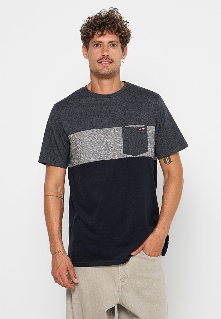 INDICODE JEANS T-shirt print zwart
