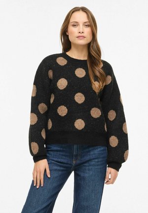 VILUNA RUNDHALS - Pullover - black