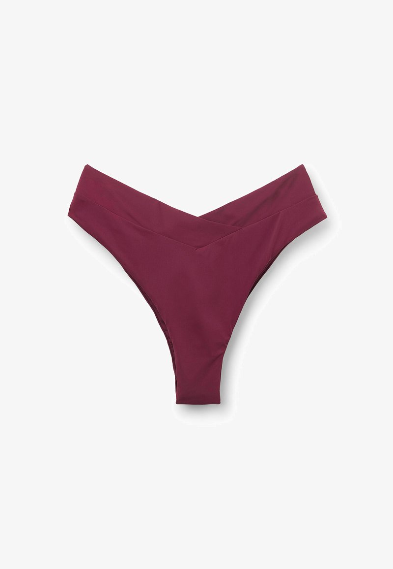 Modello Wikini Calzedonia INDONESIA - Dół od bikini/bordowy - Zalando.pl