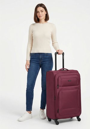 smartbox, EDITION 04 4 ROLLEN TROLLEY 78 CM MIT DEHNFALTE UNISEX - Trolley - burgundy