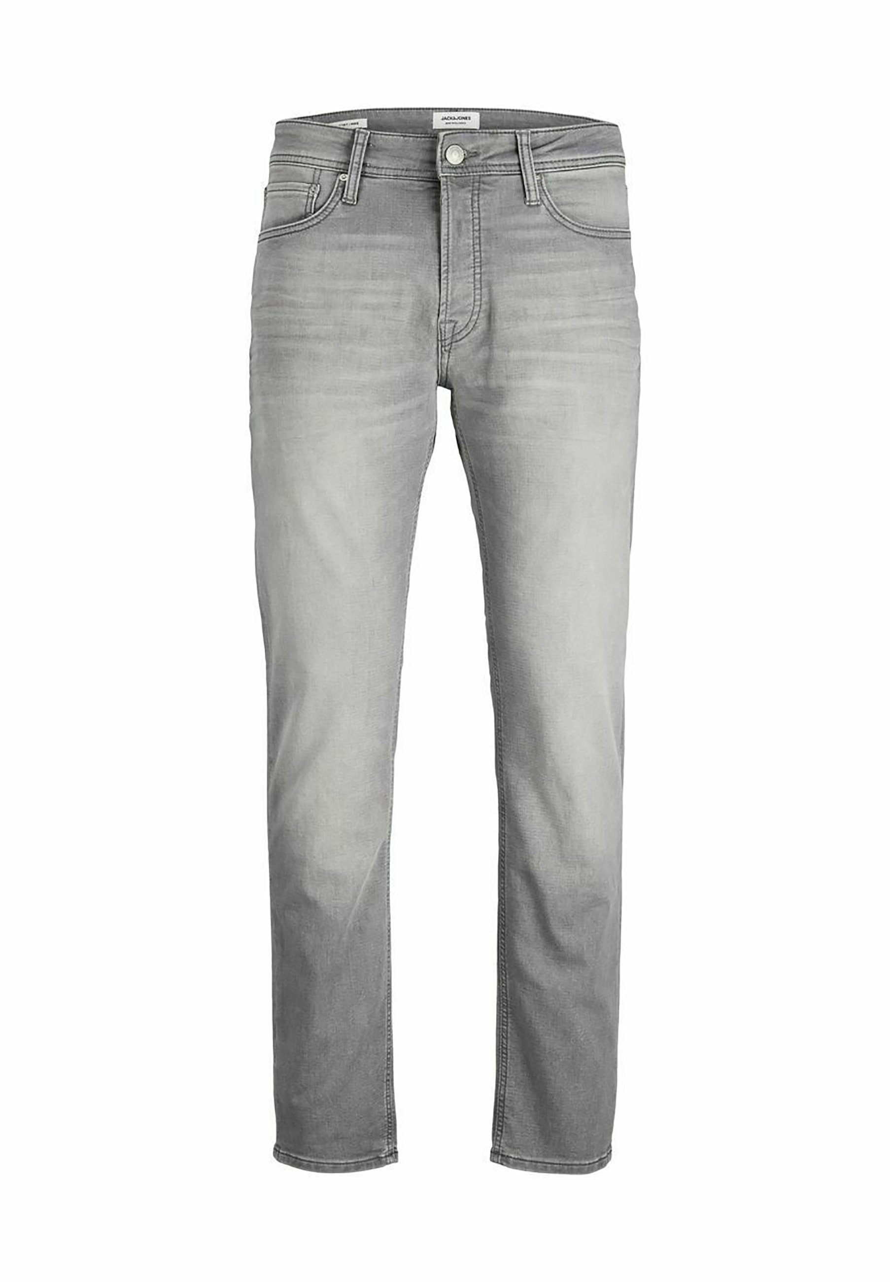 Jack \u0026 Jones COMFORT FIT MIKE ORIGINAL JOS - Jeans Slim Fit - grey denim/grau  - Zalando.de