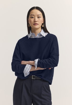 bugatti, BASIC - Strickpullover - marine