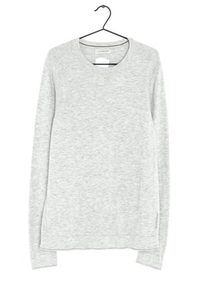 Stickad tröja - grey