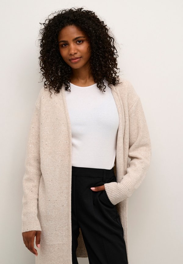 LUE - Strickjacke - feather gray melange