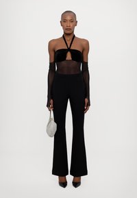 Diane von Furstenberg GREGORY PANTS - Auduma bikses - black