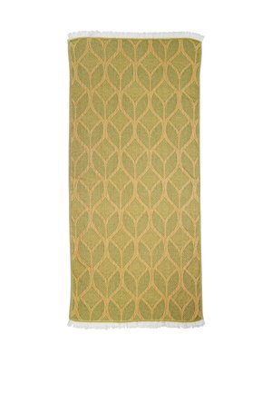 BOTANIC ART - Strandhanddoek - mustard green