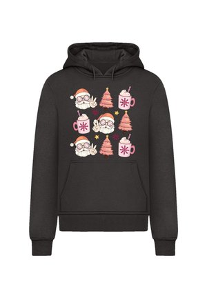 HIPPIE SANTA CHRISTMAS - Kapuzenpullover - schwarz