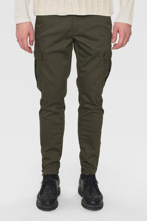 PISA DALE - Pantalon cargo - army