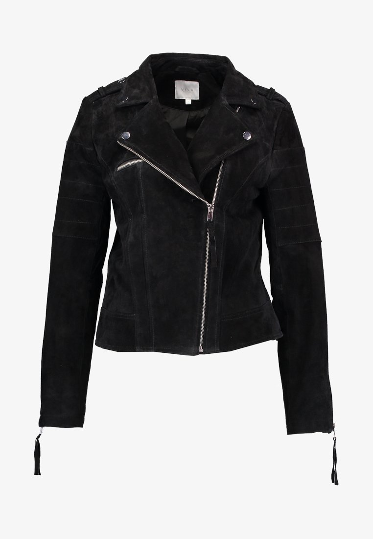 VICRIS Leren jas black VICRIS Leren jas black