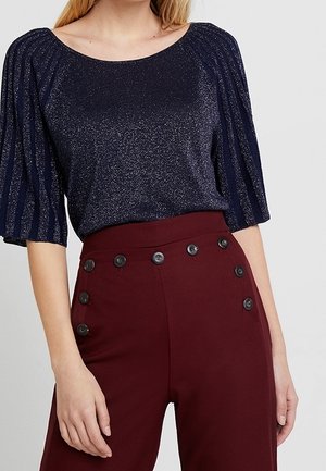 Striktrøje - dark blue