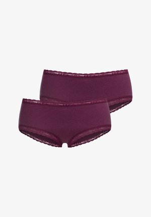 s.Oliver PACK OF 2 - Hipsters - bordeaux