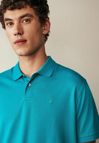 Next REGULAR - Polo - turquoise blue