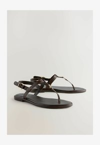 Unselected, chocolate brown leather