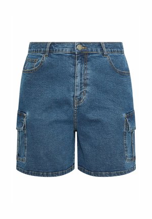 Yours Clothing Jeansshort - mid blue
