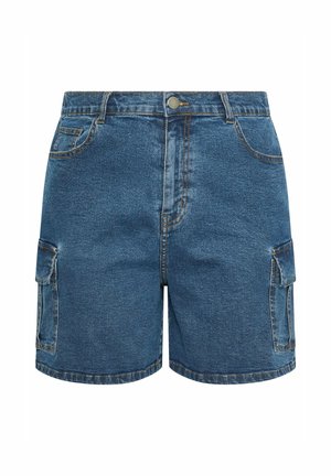 Yours Clothing Shorts vaqueros - mid blue