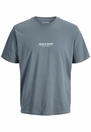 Jack & Jones, JWHVESTERBRO TEE SS CREW NECK NOOS - T-shirts print - stormy weather