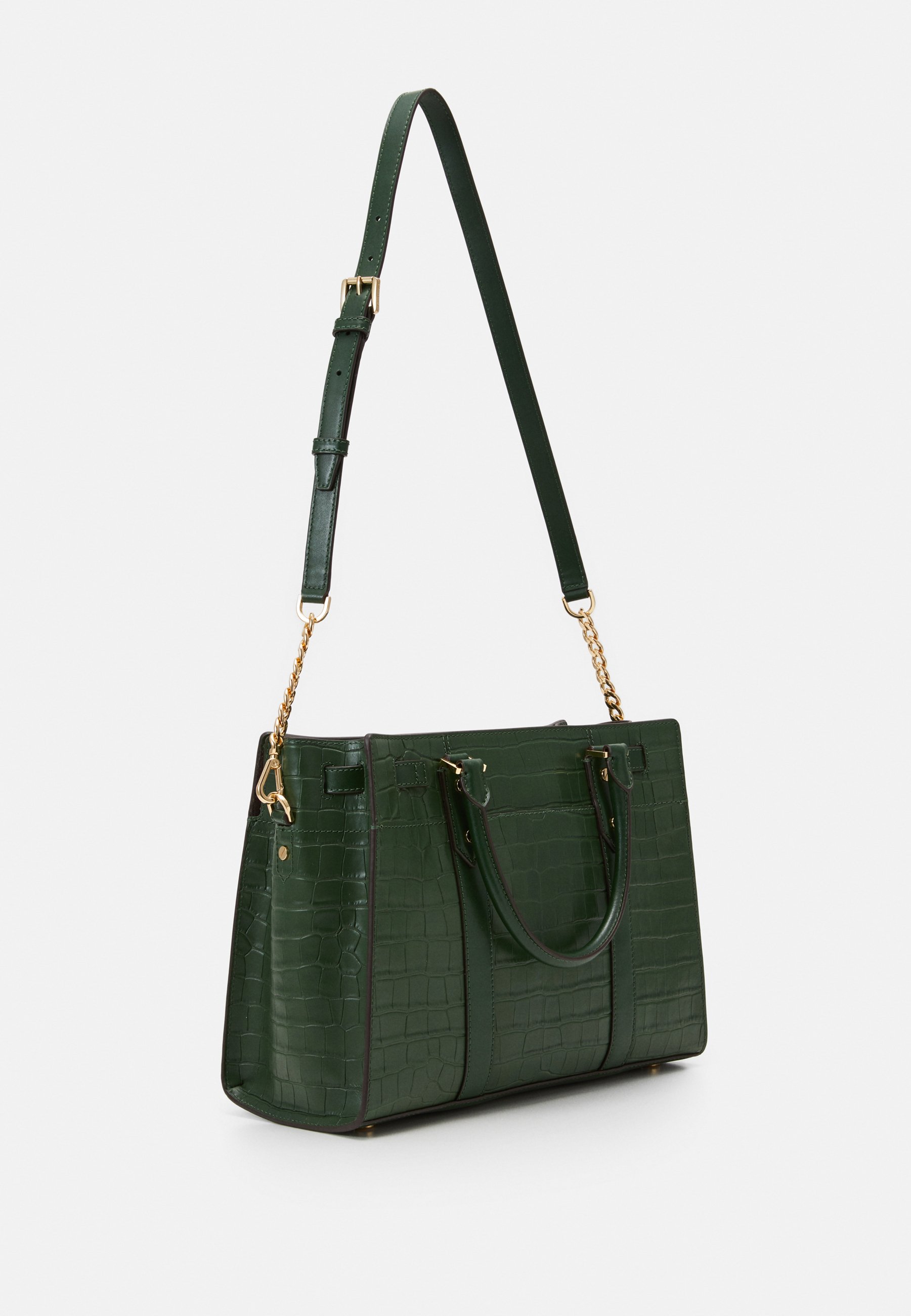 MICHAEL Michael Kors SATCHEL Handväska moss Zalando.se MICHAEL Michael Kors SATCHEL Handväska moss Zalando.se