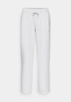 ESSENTIALS SMALL LOGO FEEL COZY OPEN HEM PANTS - Tepláky - light grey heather/white