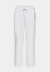 Tracksuit bottoms - light grey heather/white
