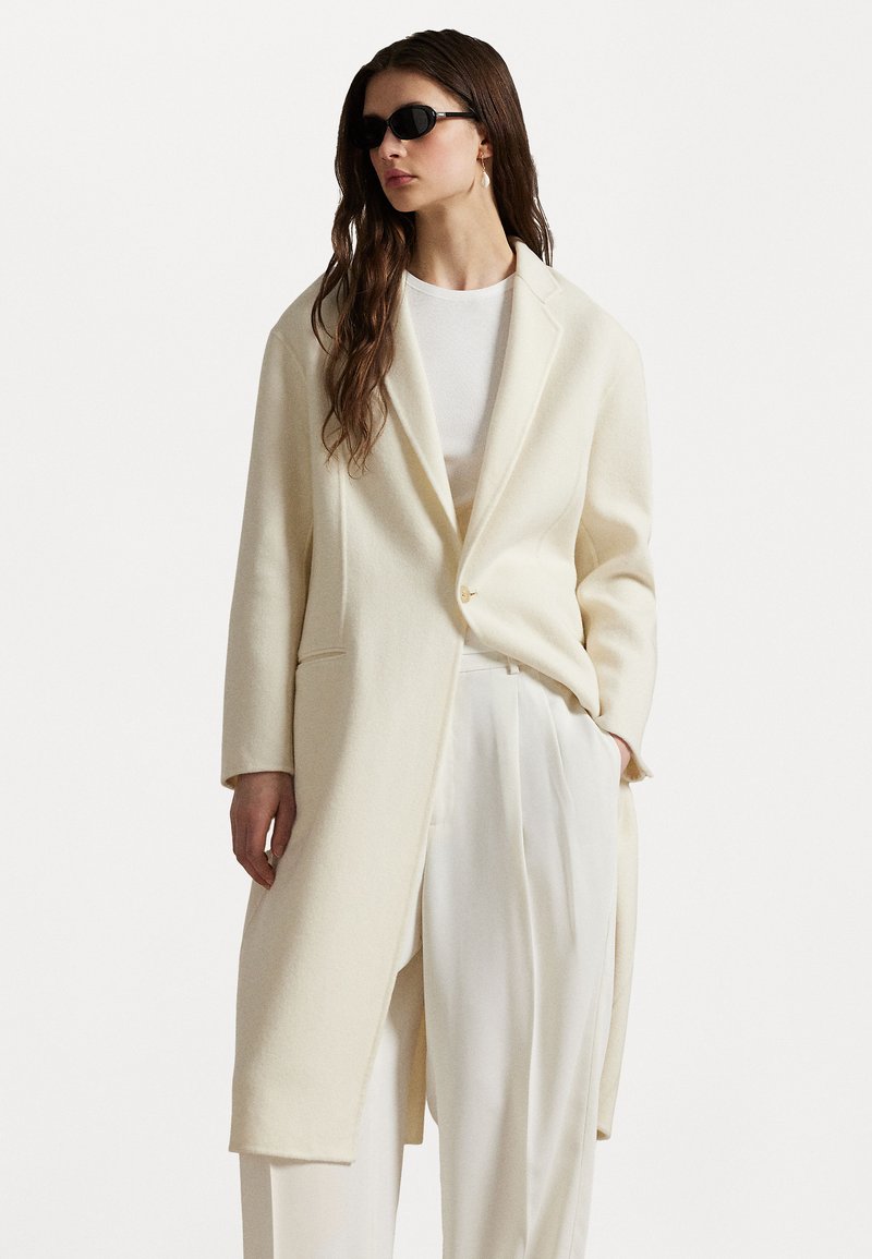 Polo Ralph Lauren DOUBLE FACED WOOL COAT - Klassinen takki - cream