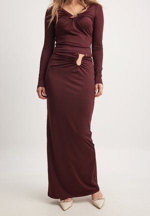 Maxi skirt - brown