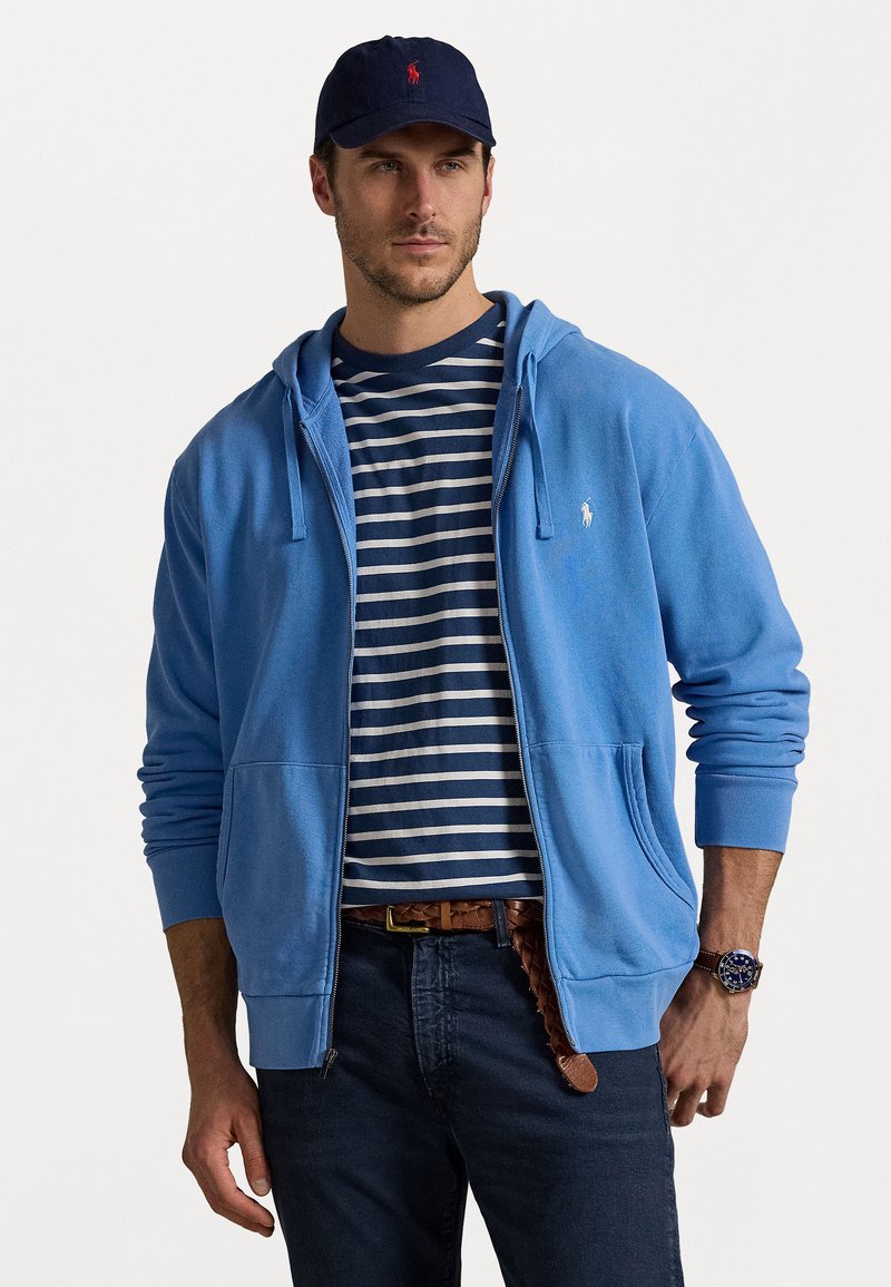 Polo Ralph Lauren Big & Tall - LOOPBACK FLEECE FULL-ZIP HOODIE - Sweatjakke - blue orbit, Forstørre