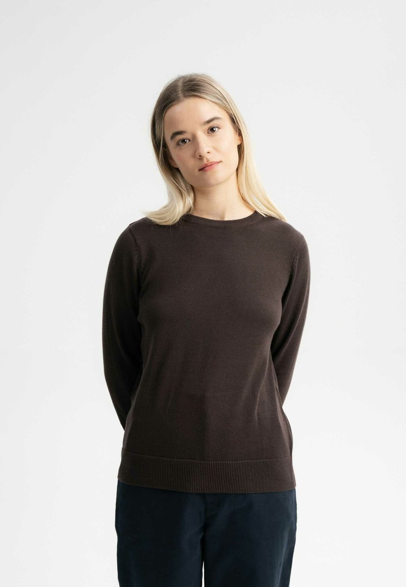 MELA FEIN DHANA - Strickpullover - dunkelbraun