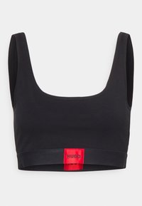 HUGO - BRALETTE LABEL - Alustoppi - black Pienoiskuva 1