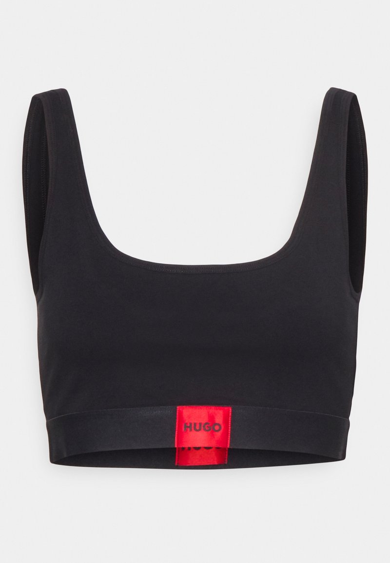 HUGO - BRALETTE LABEL - Biustjė - black, Padidinti