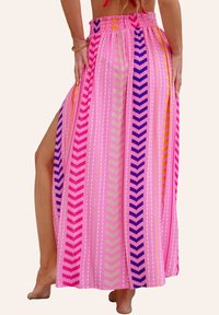 Cupshe VIBRANT CHEVRON WRAP - Complementos de playa - neon pink