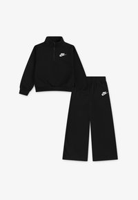 Nike Sportswear WIDE LEG CLUB Trainingsanzug black/schwarz