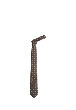 Marks & Spencer, FLORAL MEDALLION TIE - Corbata - brown