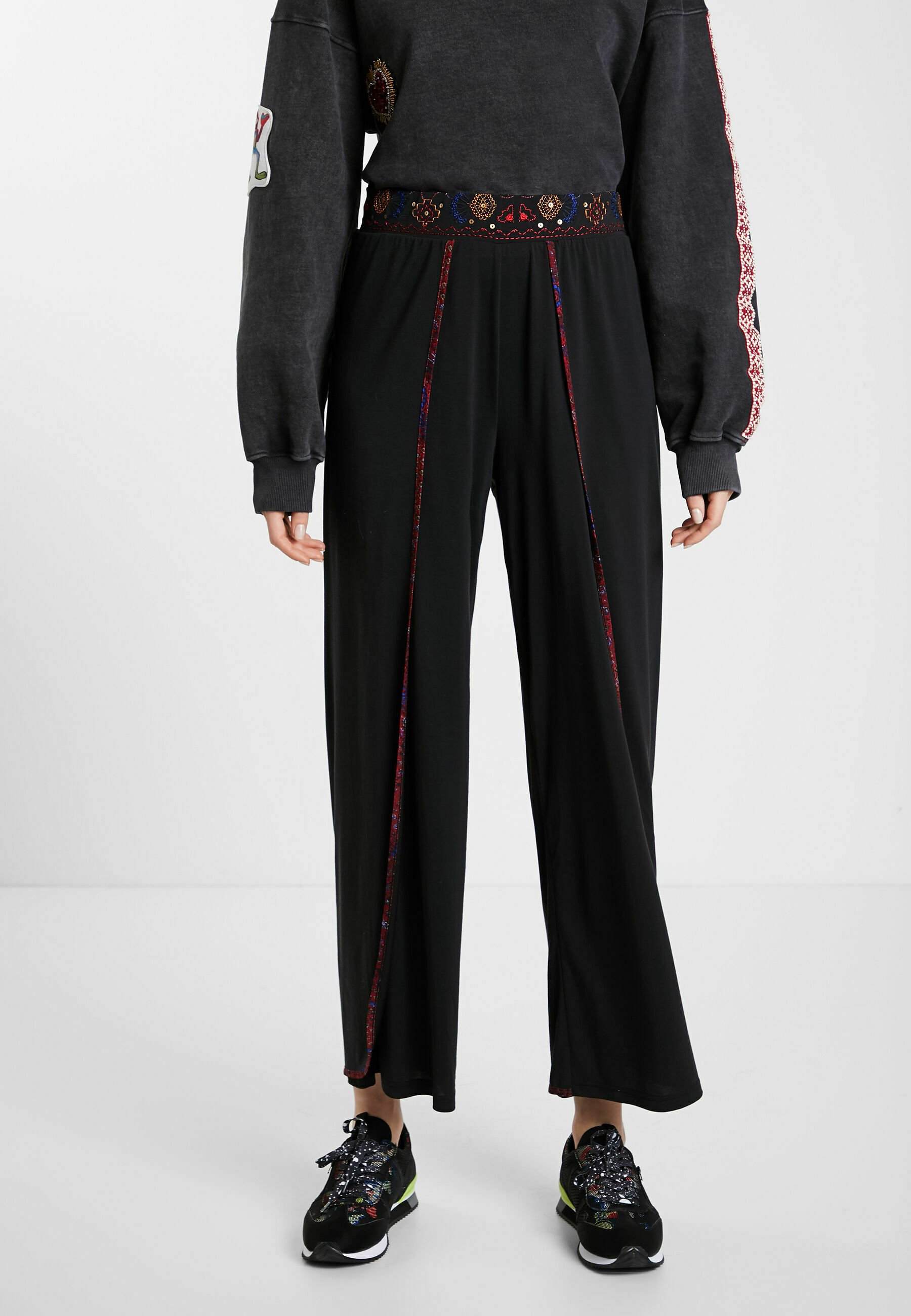 Desigual Pantaloni - black/nero - Zalando.it