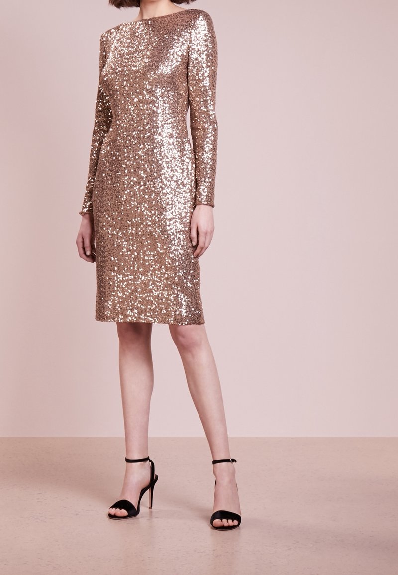 Lauren Ralph Lauren Cocktail dress / Party dress - gold-coloured -  (Pre-owned) - Zalando.ie