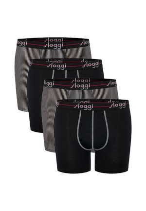 4-PACK START - Boxerky - red - dark combination