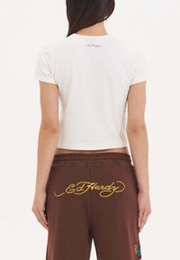 Ed Hardy HELL SWINGING - Print T-shirt - white