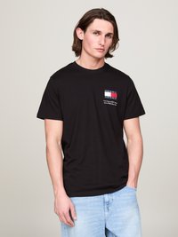Tommy Jeans SLIM DNA TEE 2 PACK  - T-shirt con stampa - black/dark night navy