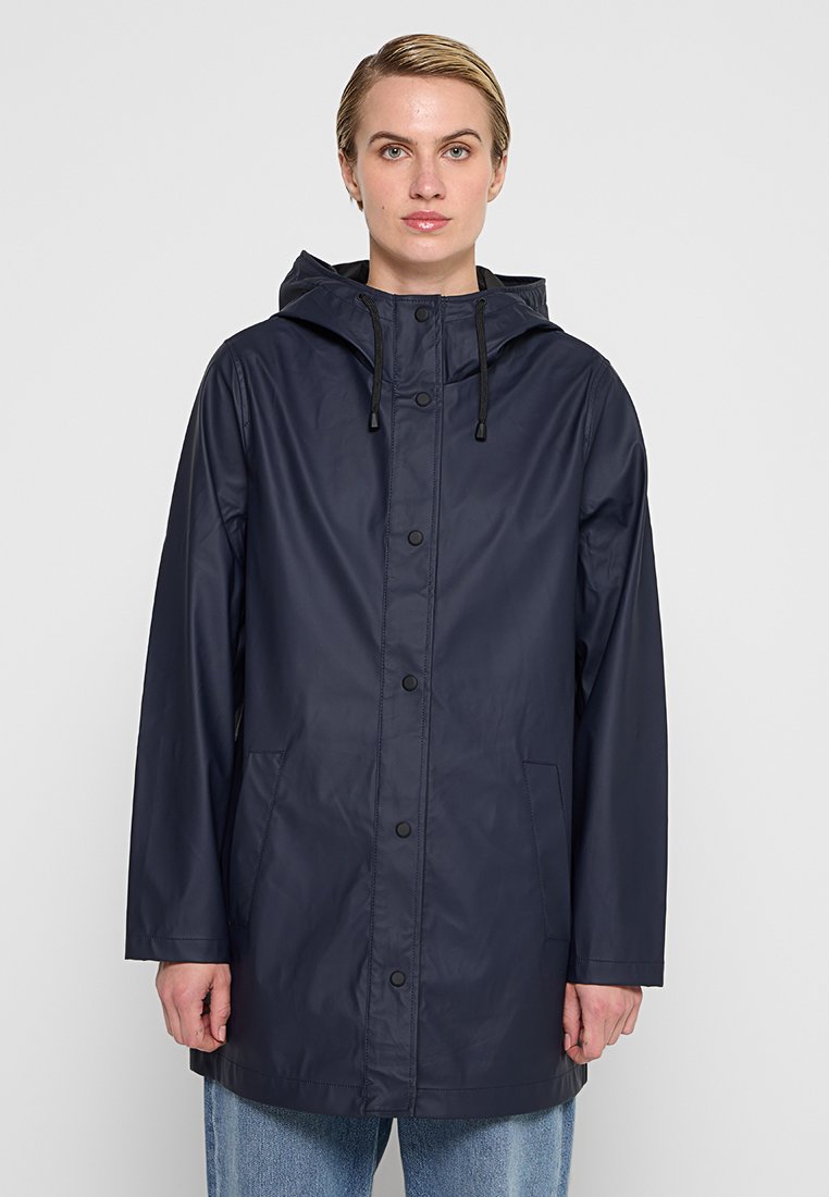 Only Regenjas donkerblauw